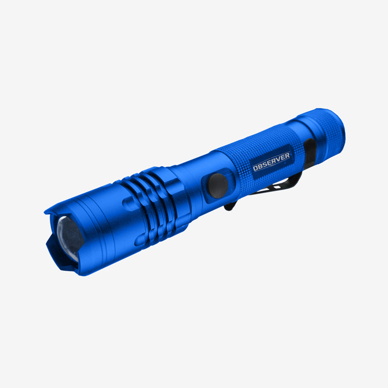 Close-up of the power bank feature on the Tactical LED Flashlight