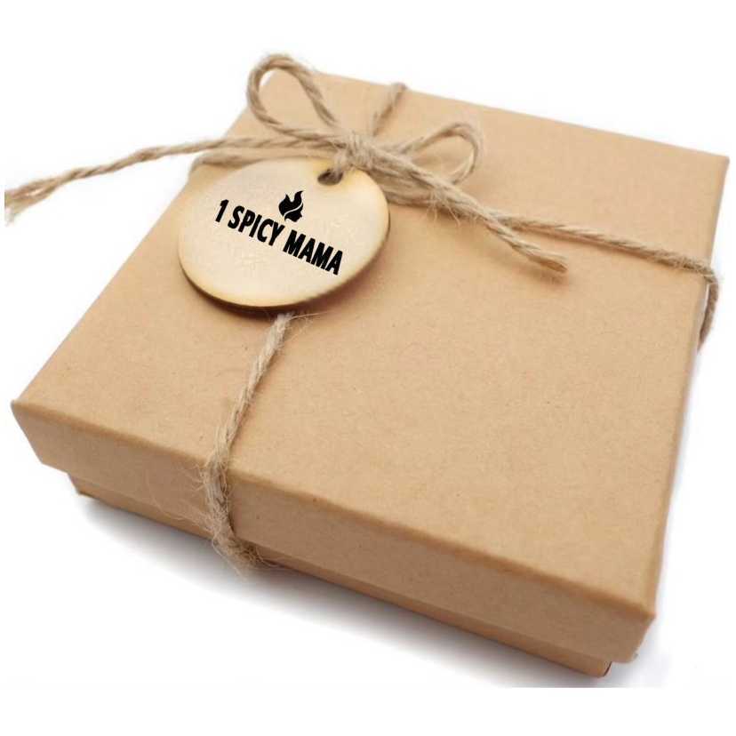 Delicious selection of sauces in the Gourmet 4 Sauce Gift Box by 1 Spicy Mama