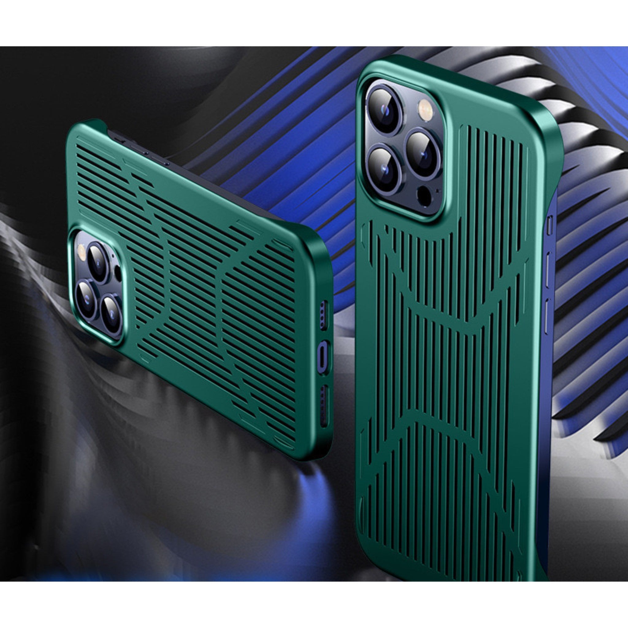 Front view of Anacotte Maelus Air Flow Cooling Phone Case in sleek design