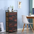 Front view of Gobingya 4-Drawer Fabric Storage Dresser in stylish design