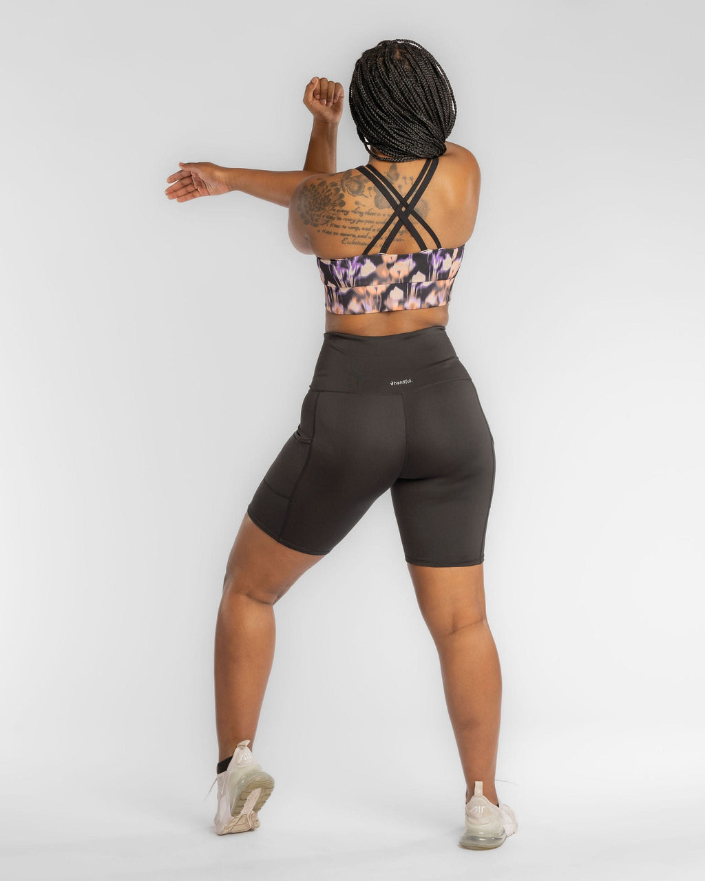 Detail shot of Thin Lights Out Pads in Double Down Bra Blossom