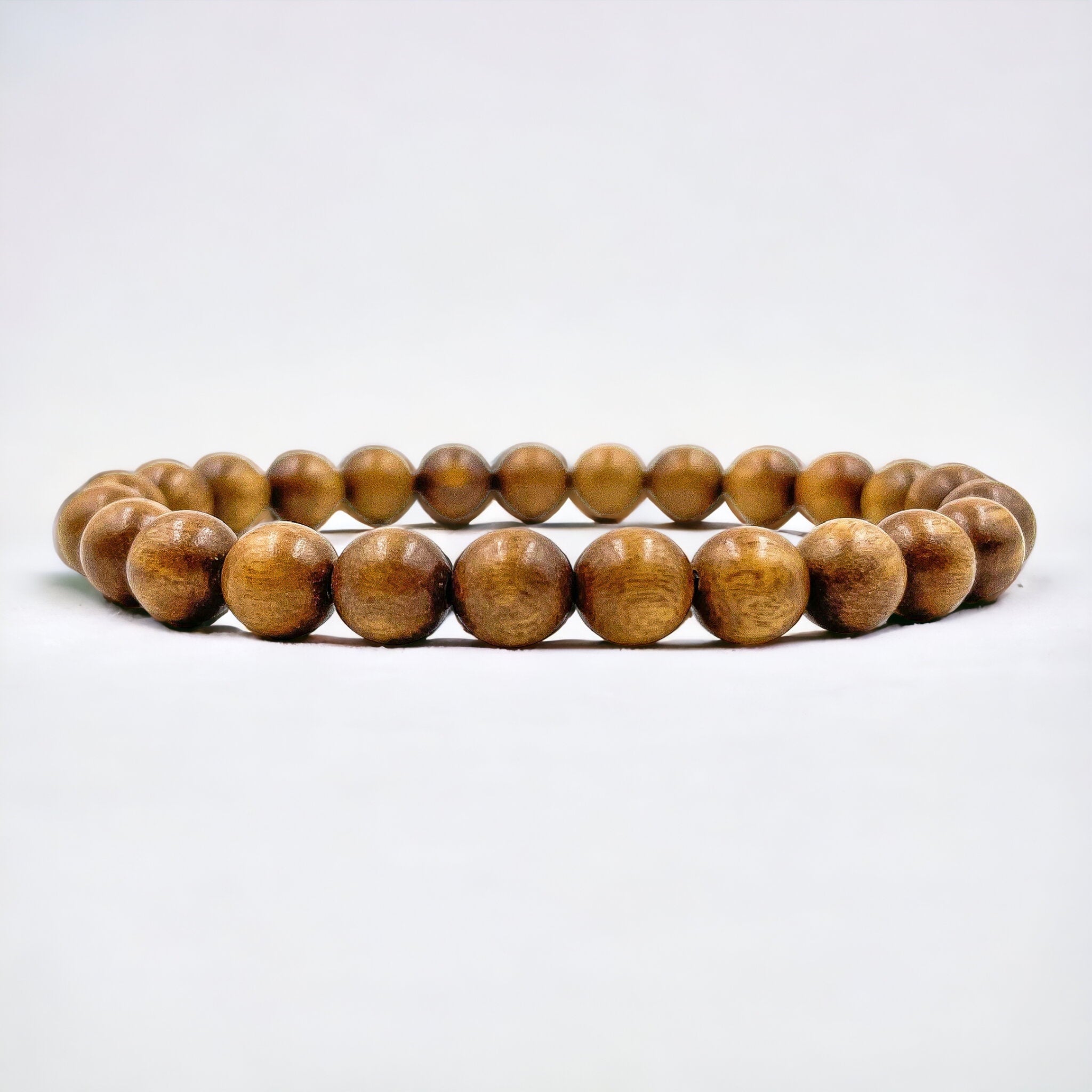 Union - Hickory Wood Mala Beaded Bracelet