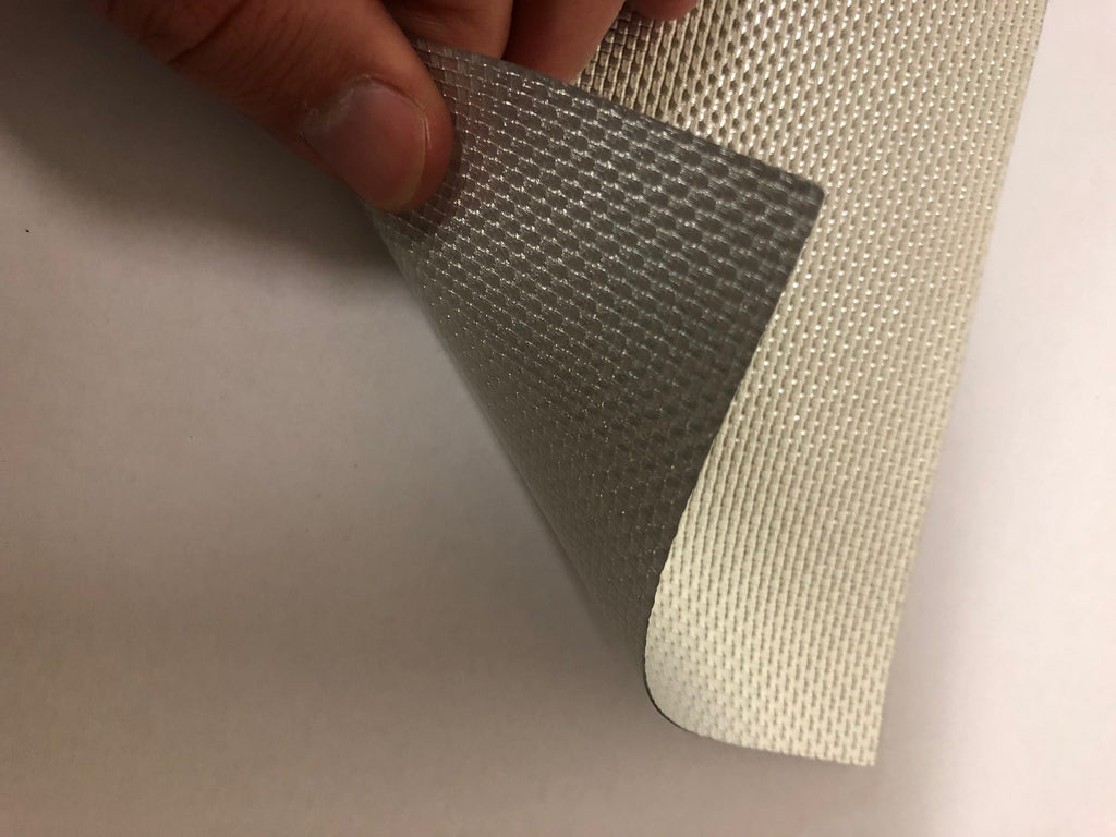 Close-up of Premium Embossed PVC Vinyl Fabric showcasing texture