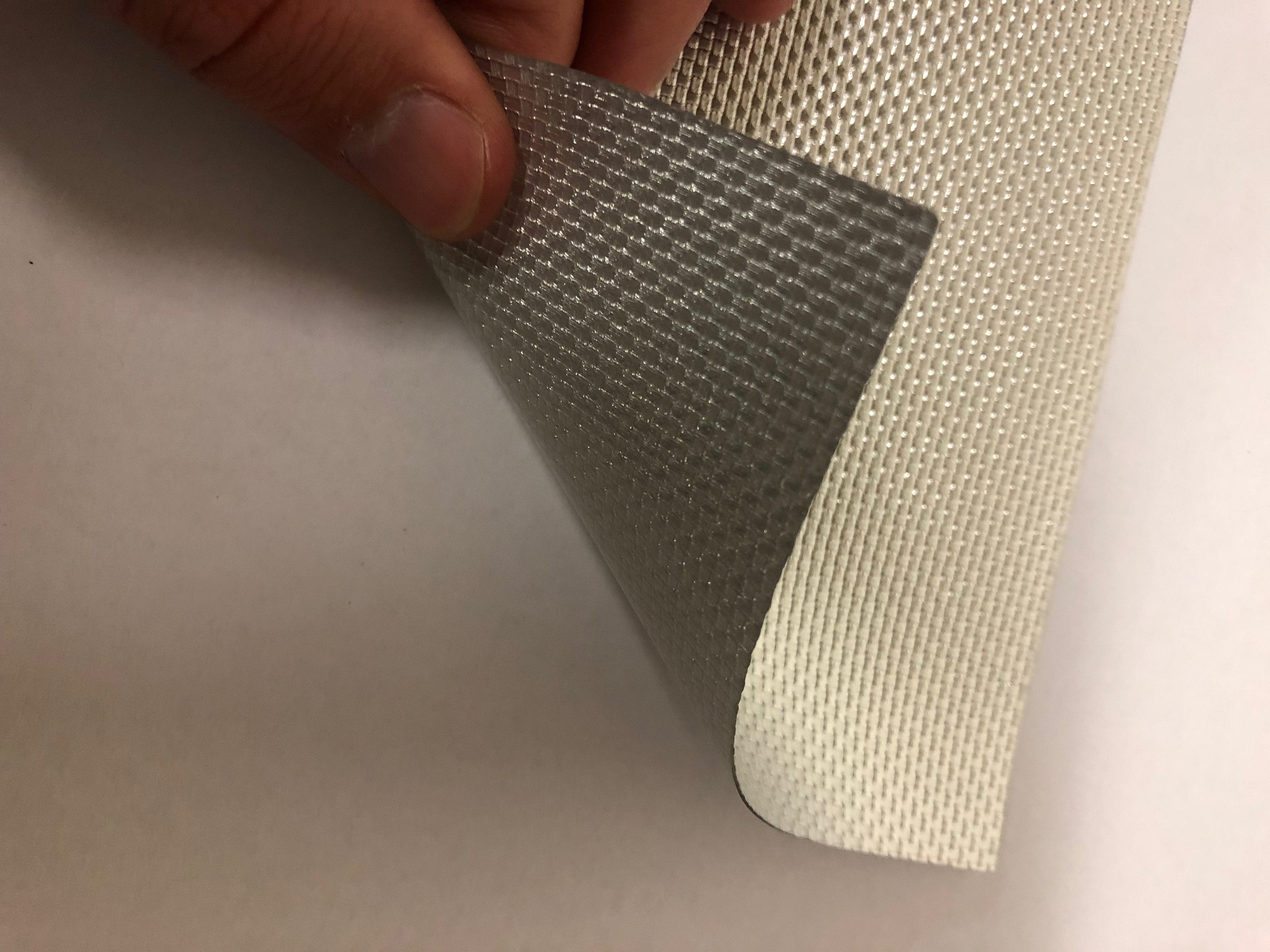 Close-up of Premium Embossed PVC Vinyl Fabric showcasing texture