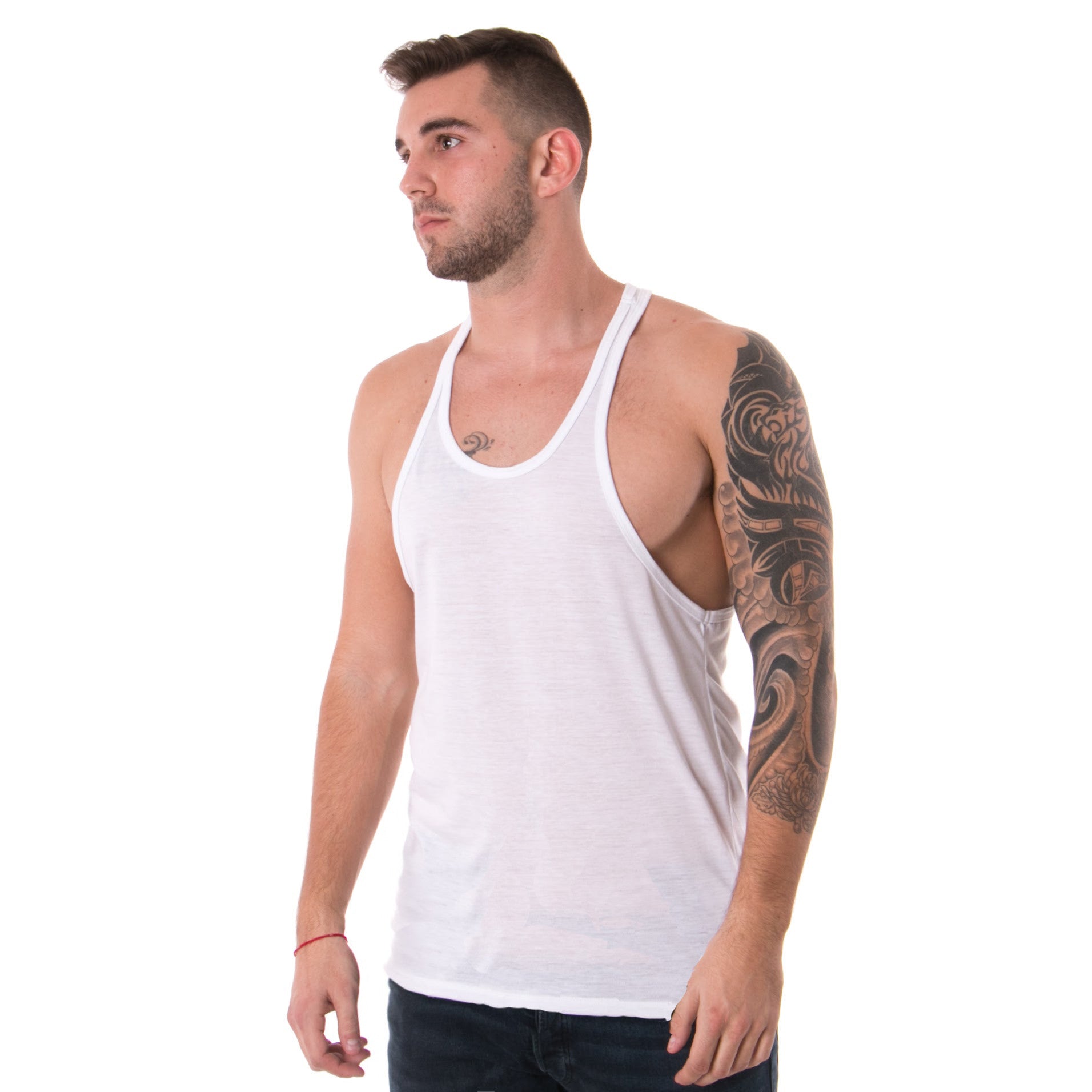 3008W - Men's Racerback Stringer Tank