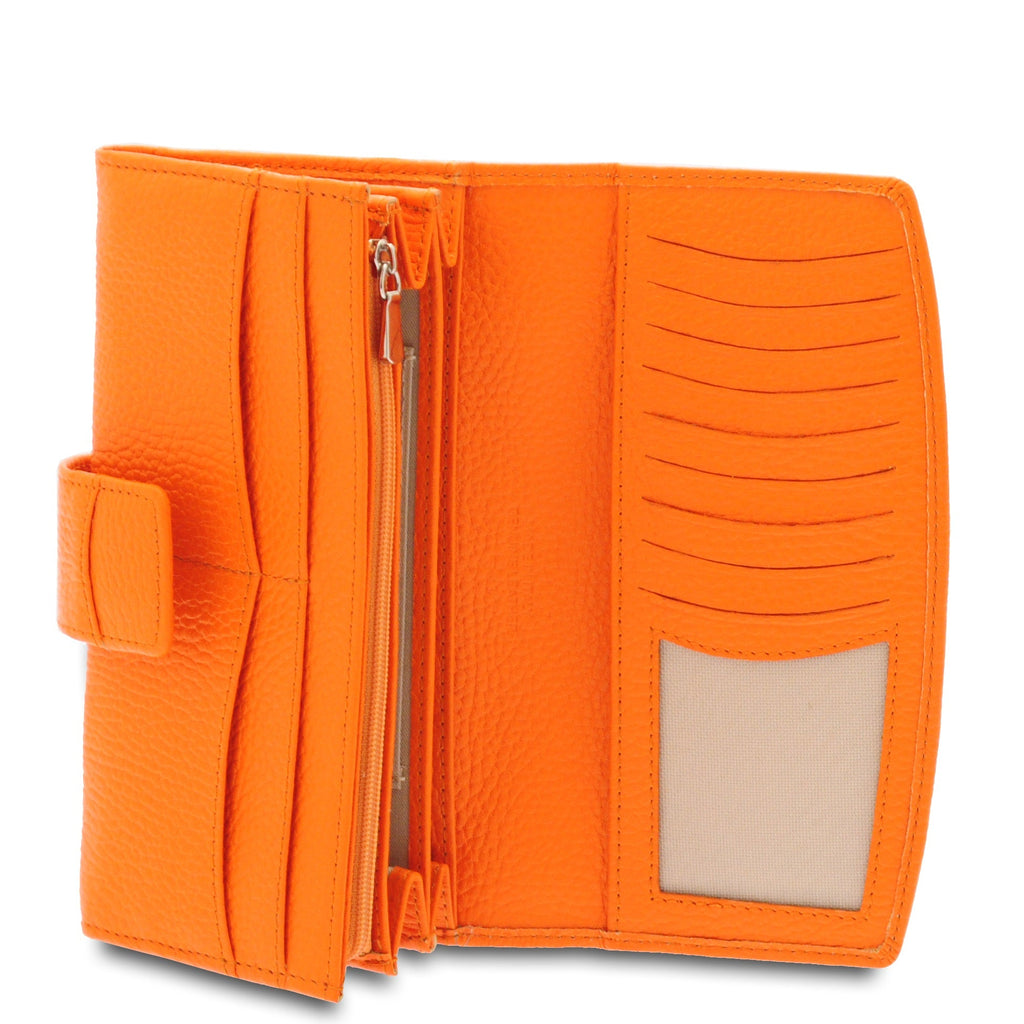 Irene Continental Wallet Orange