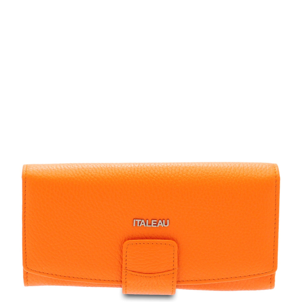 Irene Continental Wallet Orange