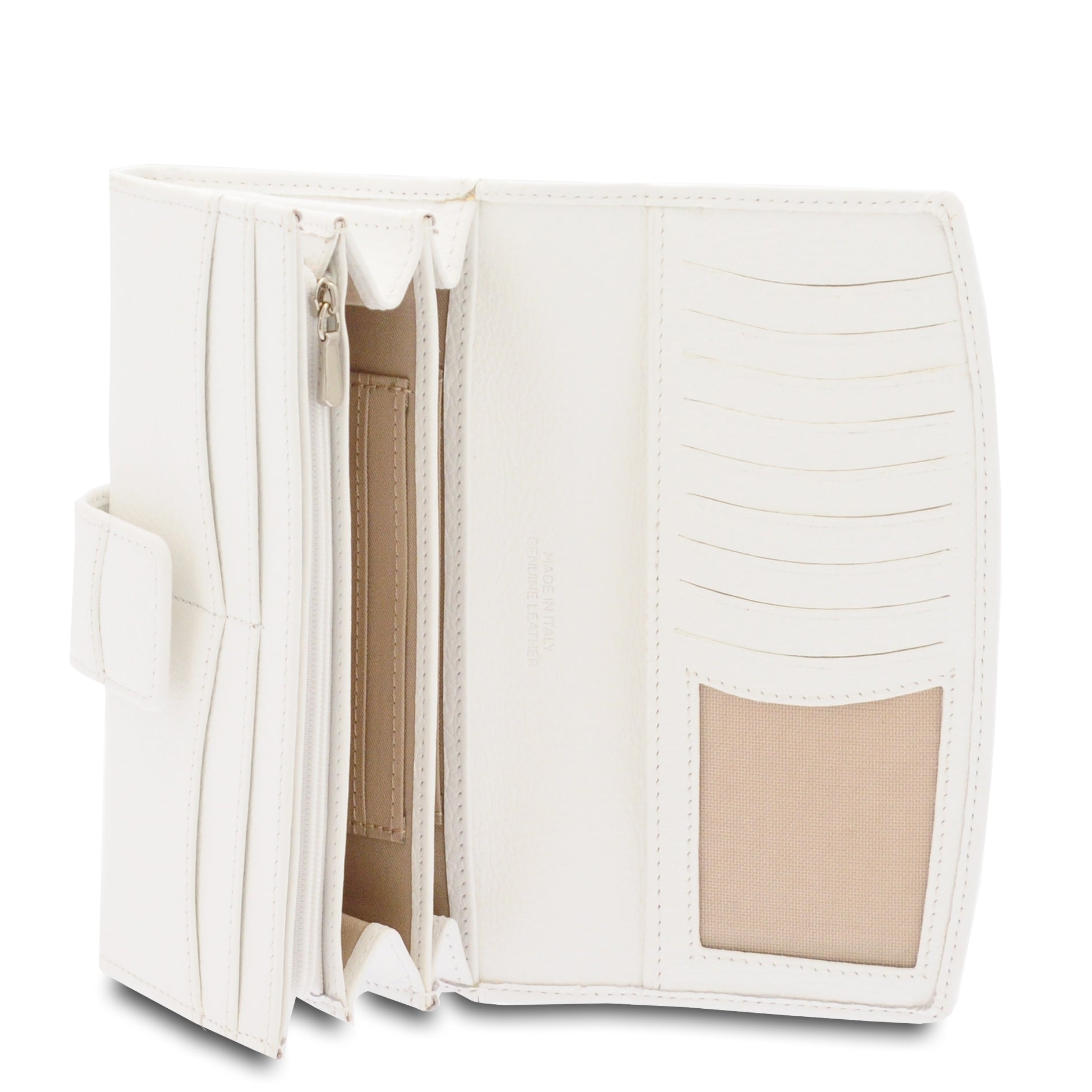 Irene Continental Wallet White