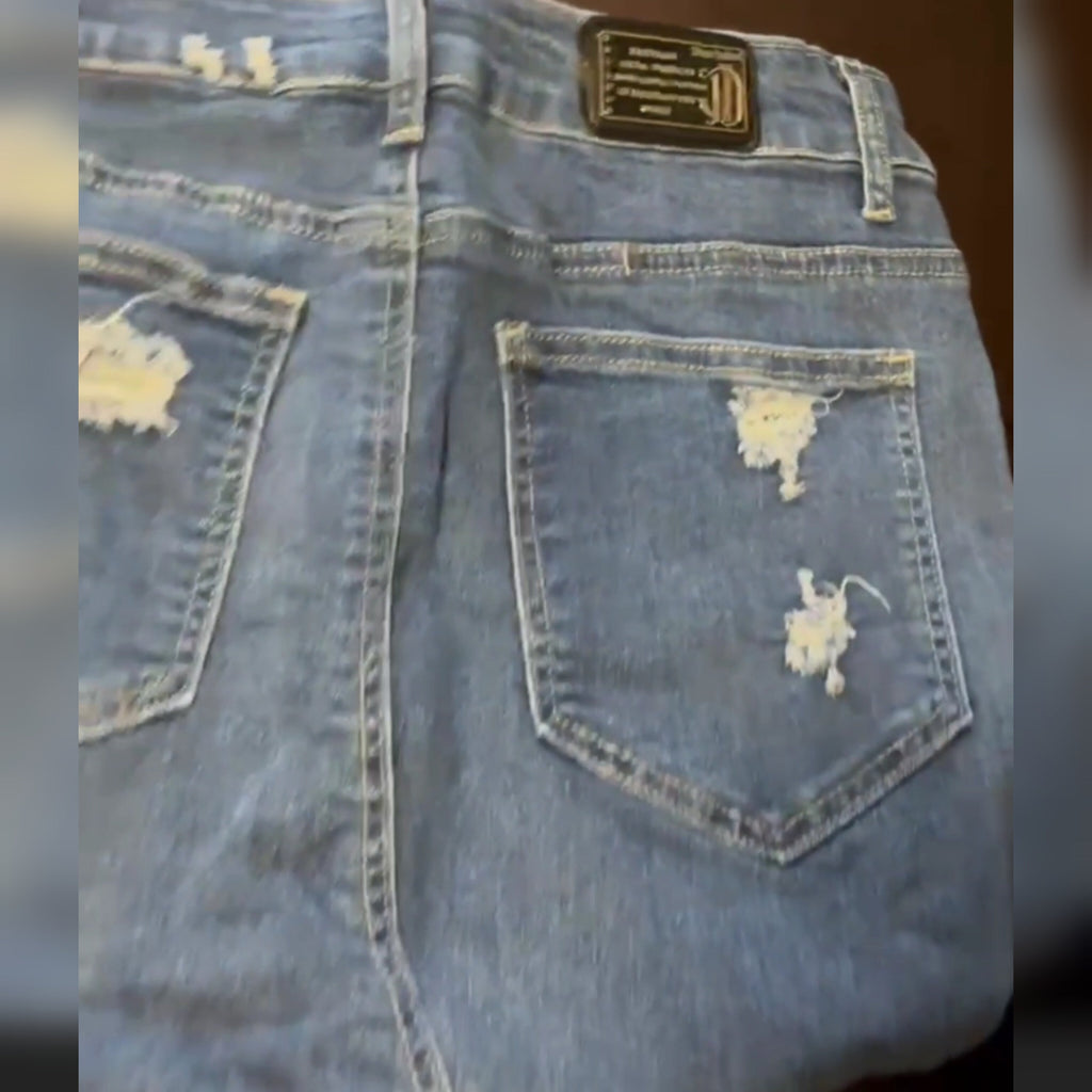 DON JOHN Jean Skirts Handmade Women's