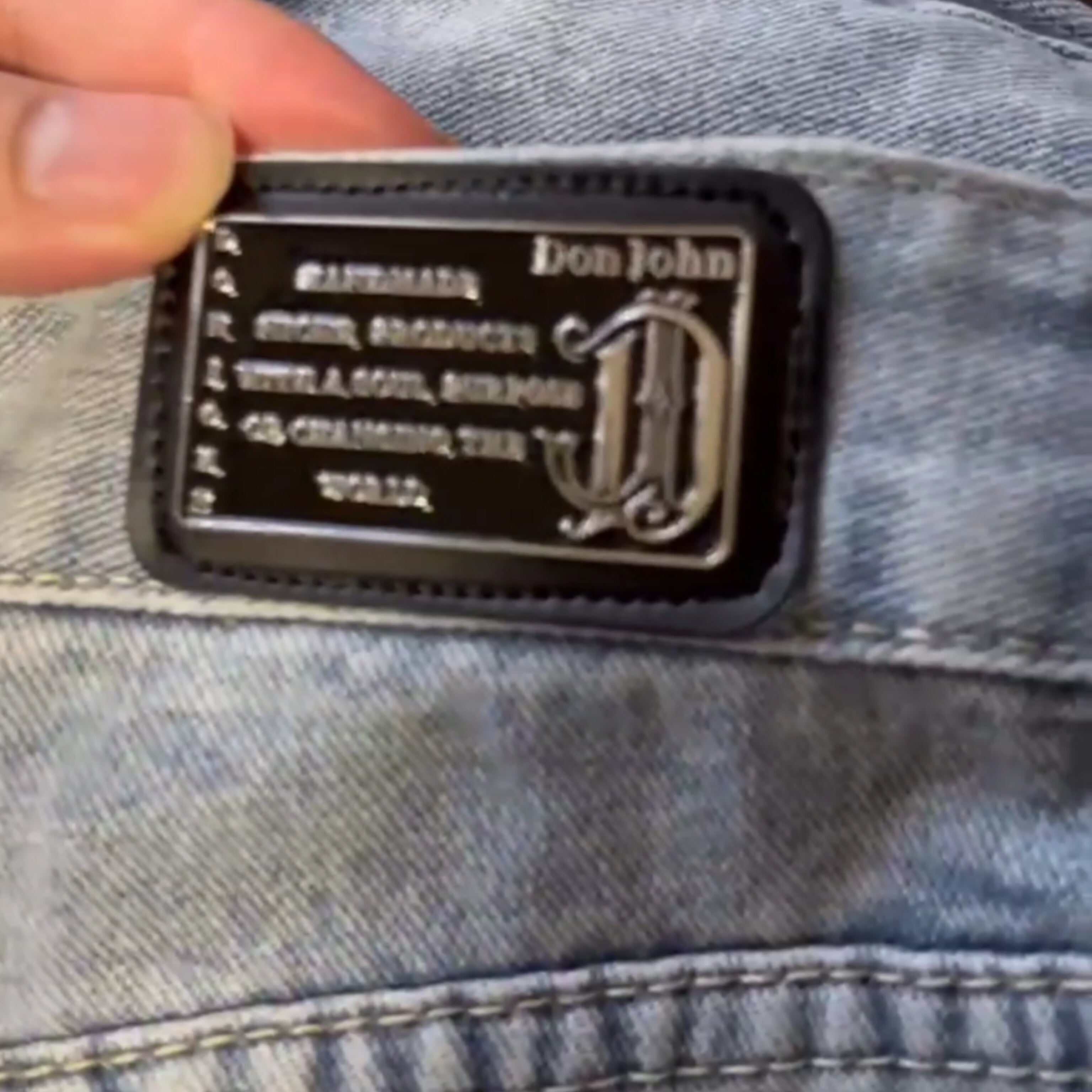 DON JOHN Jean Skirts Handmade Women's