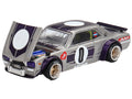 Front view of Nissan Skyline 2000GT-R diecast model by Mini GT in Silver Metallic