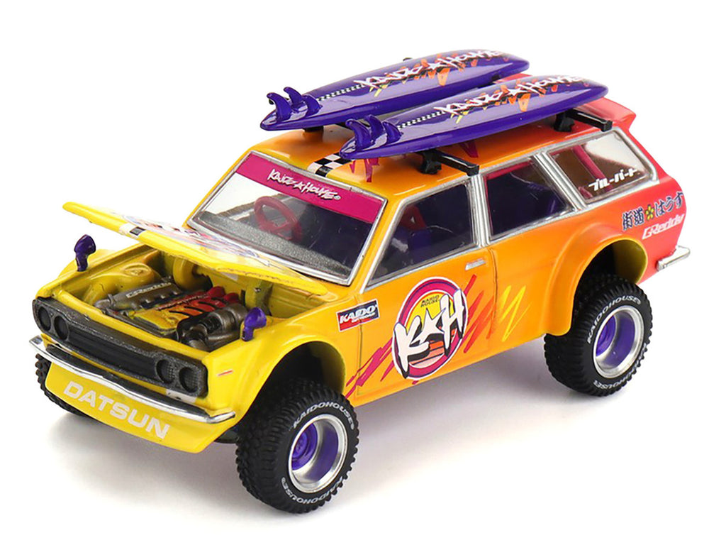 Side view showcasing the detailed design of Datsun Kaido 510 Wagon model