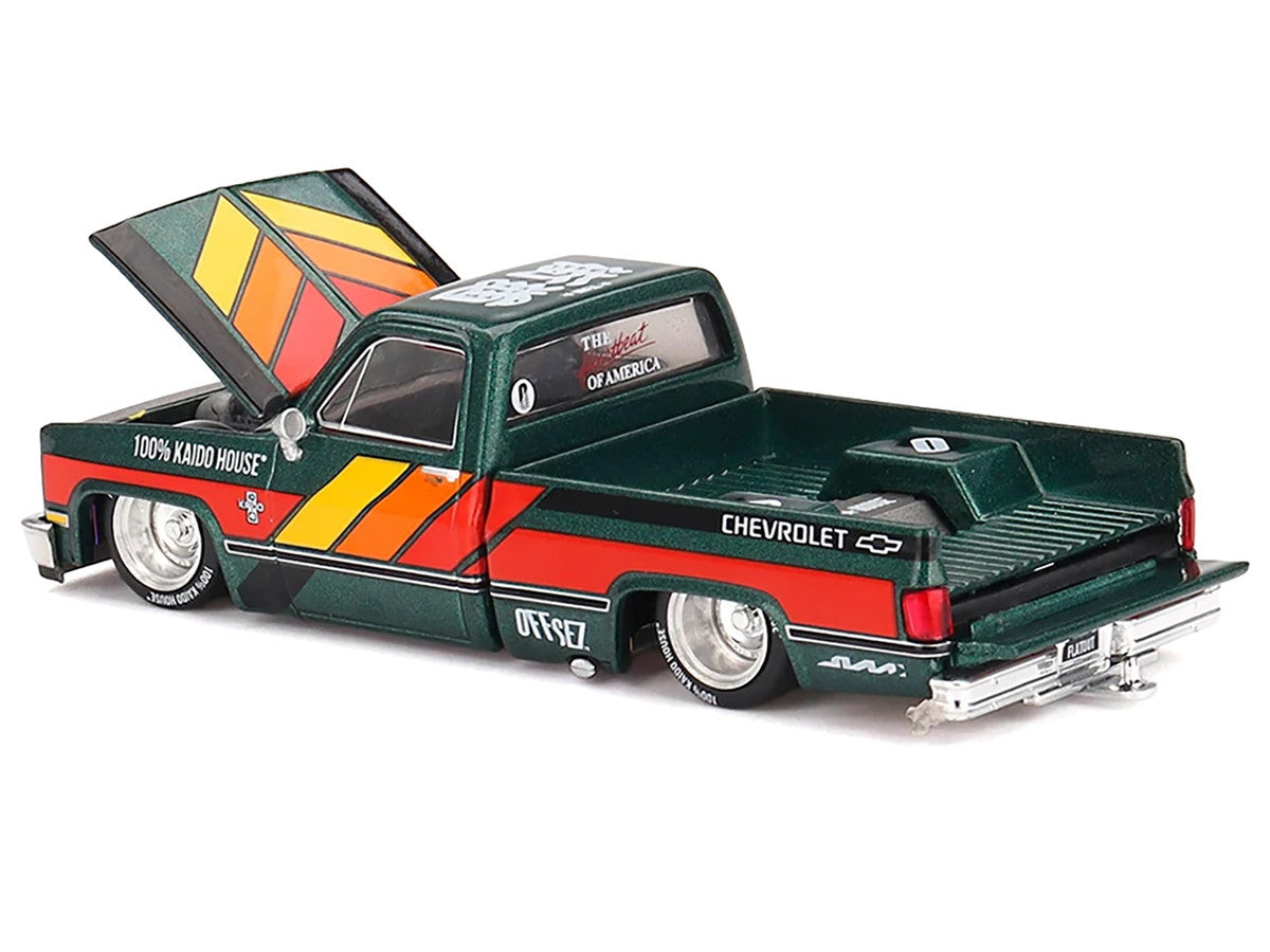 Side view of Limited Edition Chevrolet Silverado Kaido Works V3 Diecast Model