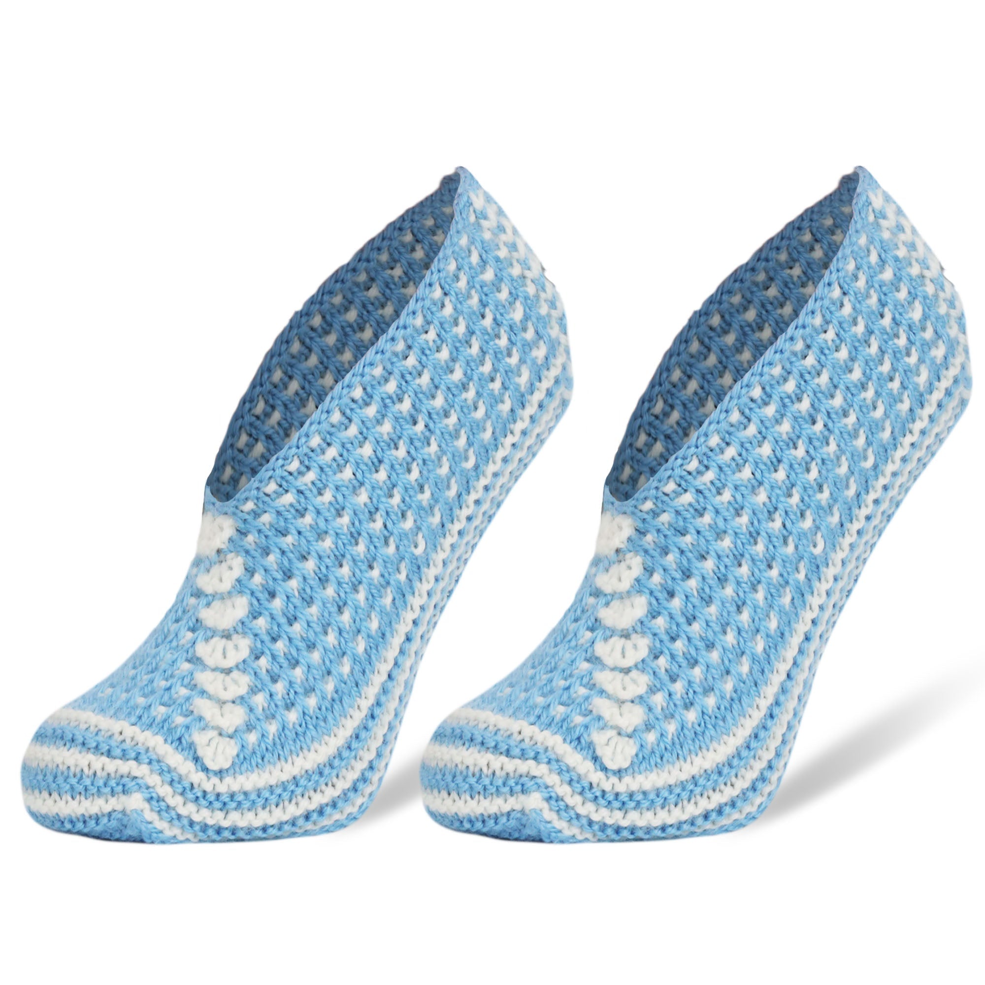 Seasonal display of Crochet Slippers for Women as perfect gift ideas