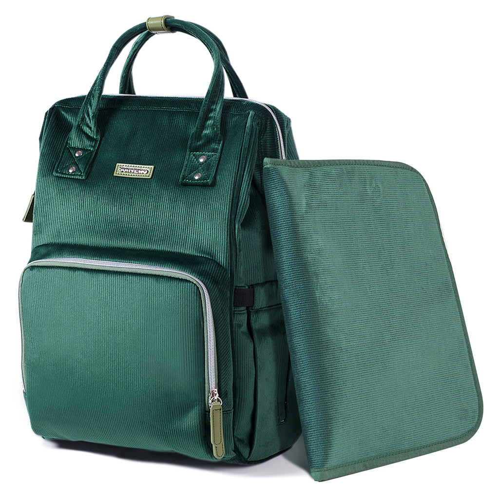 Water-resistant feature of SUNVENO Corduroy Diaper Backpack