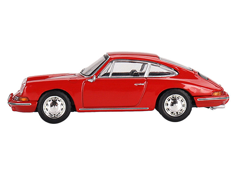 Front view of Limited Edition 1963 Porsche 901 Signal Red diecast model car