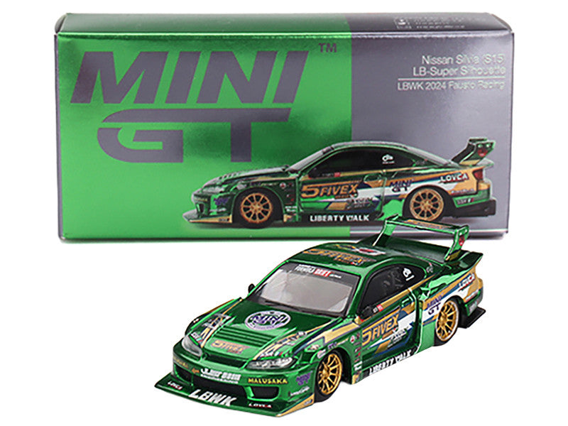 Side angle of Limited Edition Nissan Silvia S15 Diecast Model showcasing details