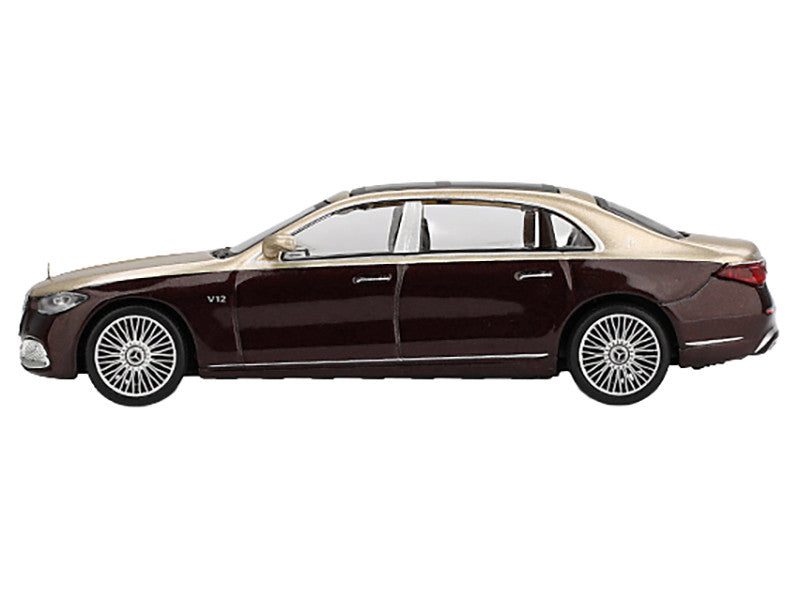 Front view of Exclusive Mercedes-Maybach S 680 Diecast Model Car by Mini GT