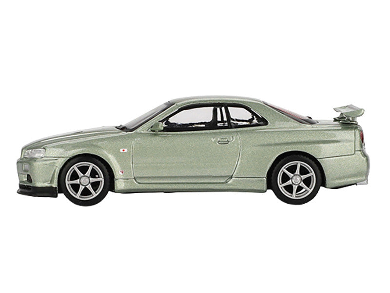 Front view of Limited Edition Nissan Skyline GT-R R34 Diecast Model by Mini GT