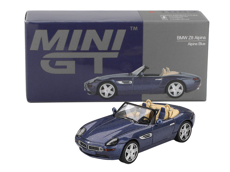 Back view of BMW Z8 Alpina Roadster Diecast Model highlighting design elements
