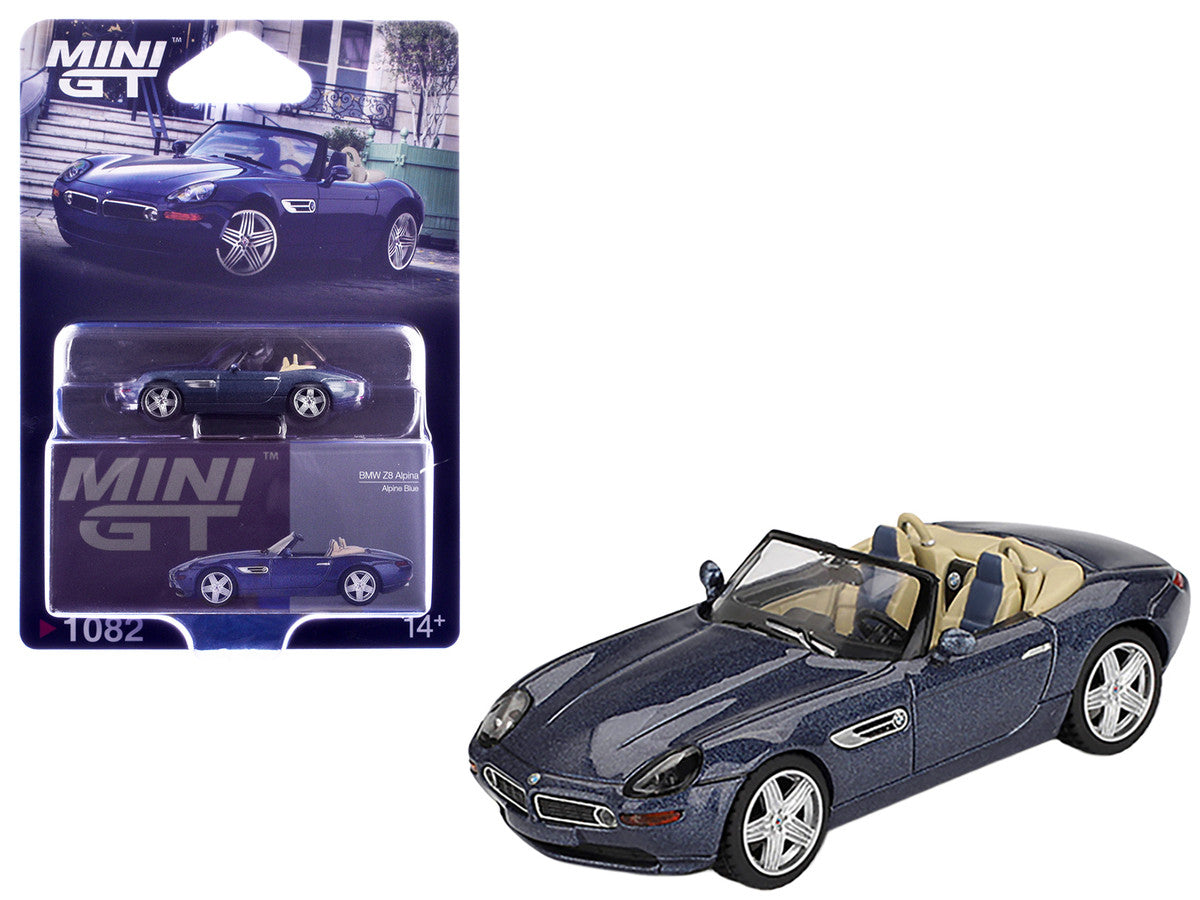 Side angle of BMW Z8 Alpina Roadster Diecast Model showcasing details