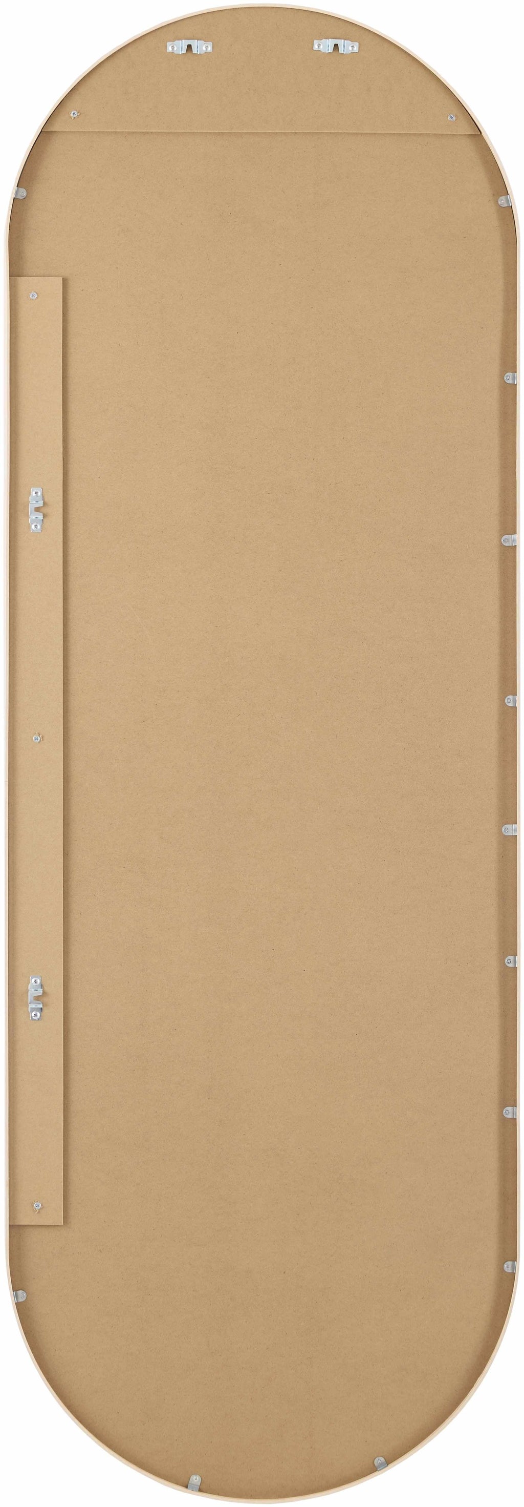 Overhead view of Marmelete Dark Red Mirror highlighting its contemporary design