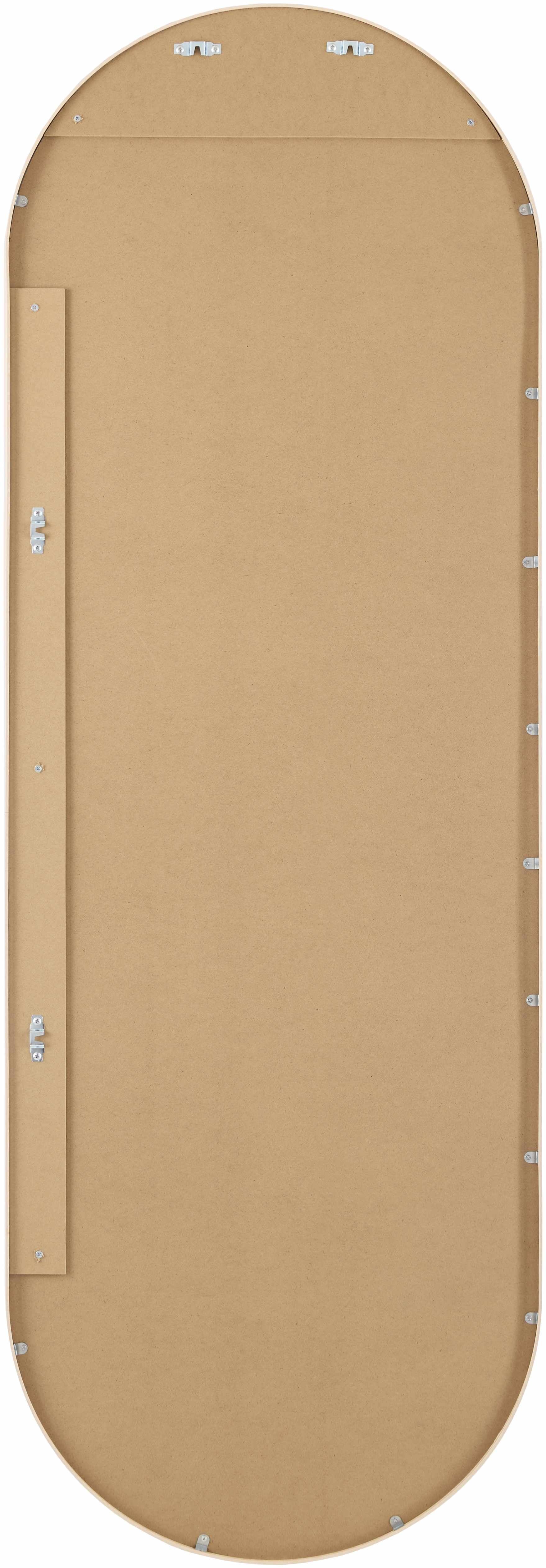 Overhead view of Marmelete Dark Red Mirror highlighting its contemporary design