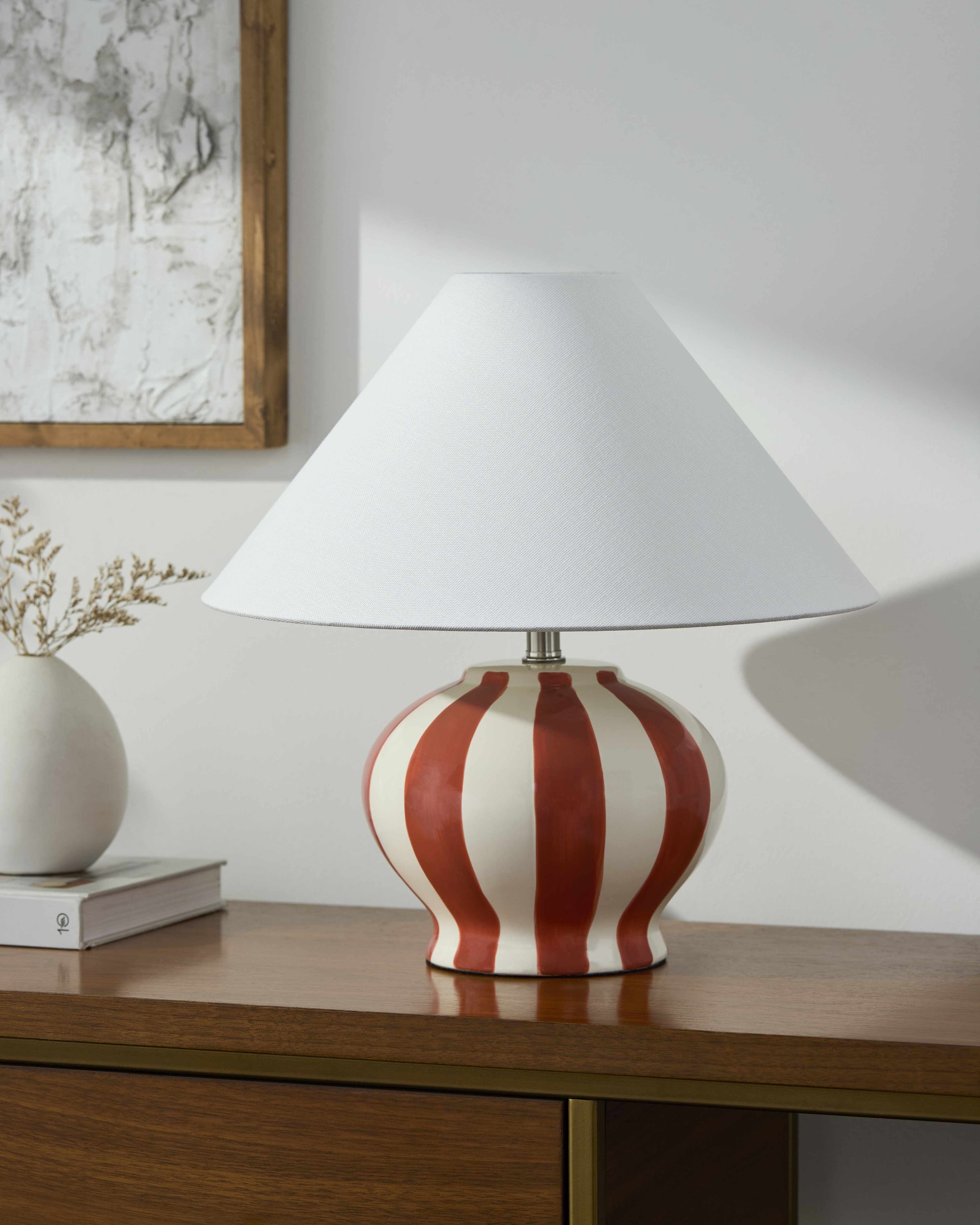 Montereale Red Table Lamp