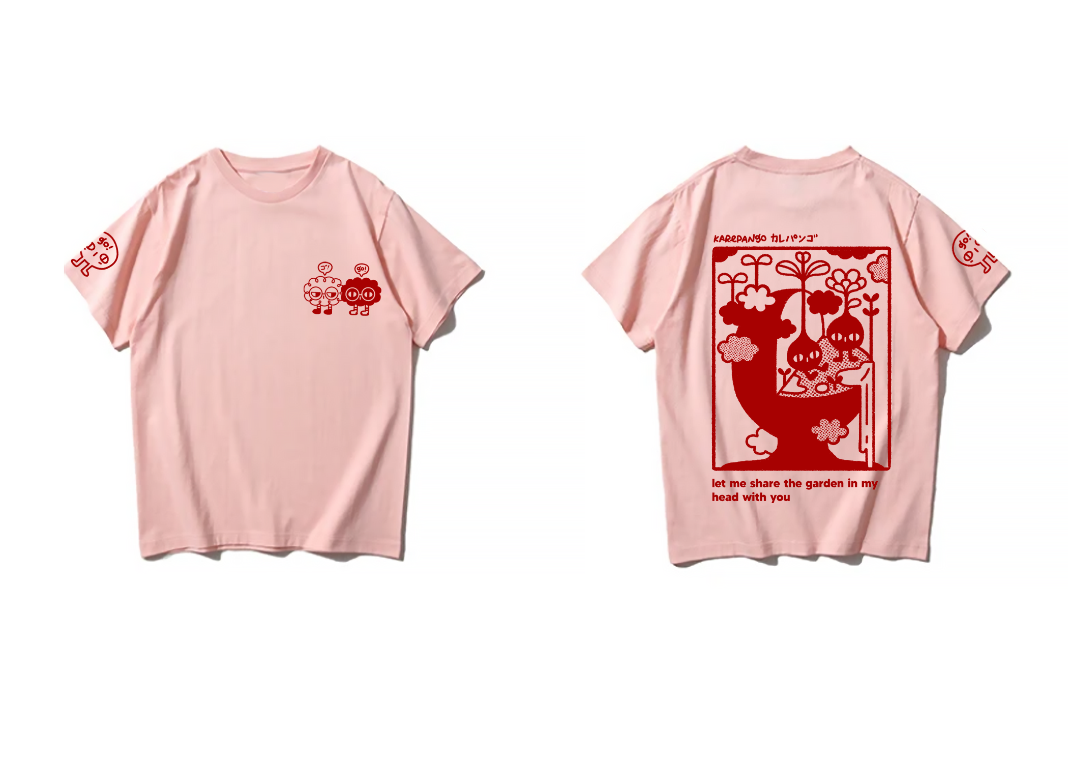KOUEN: Screenprinted short sleeve t-shirt
