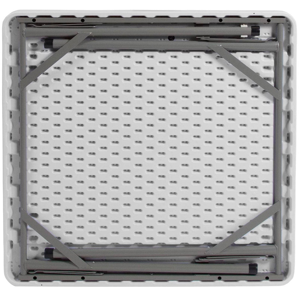 Folded Premium 4-Player Folding Poker Table for easy storage