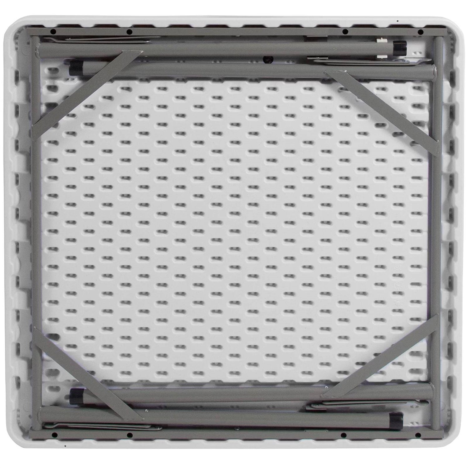 Folded Premium 4-Player Folding Poker Table for easy storage