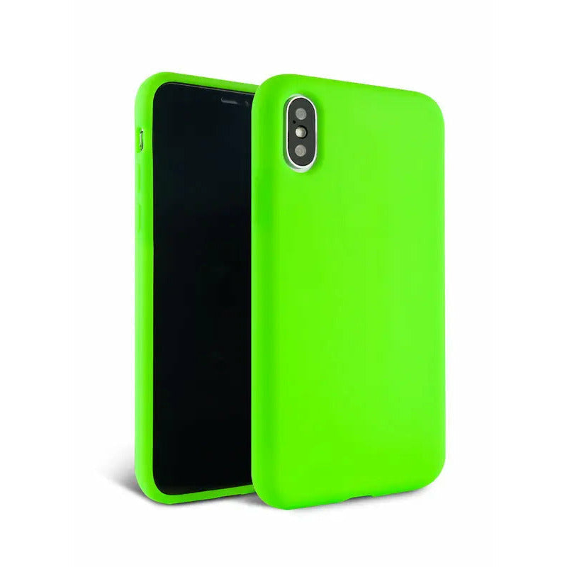 Neon Green Silicone iPhone Case