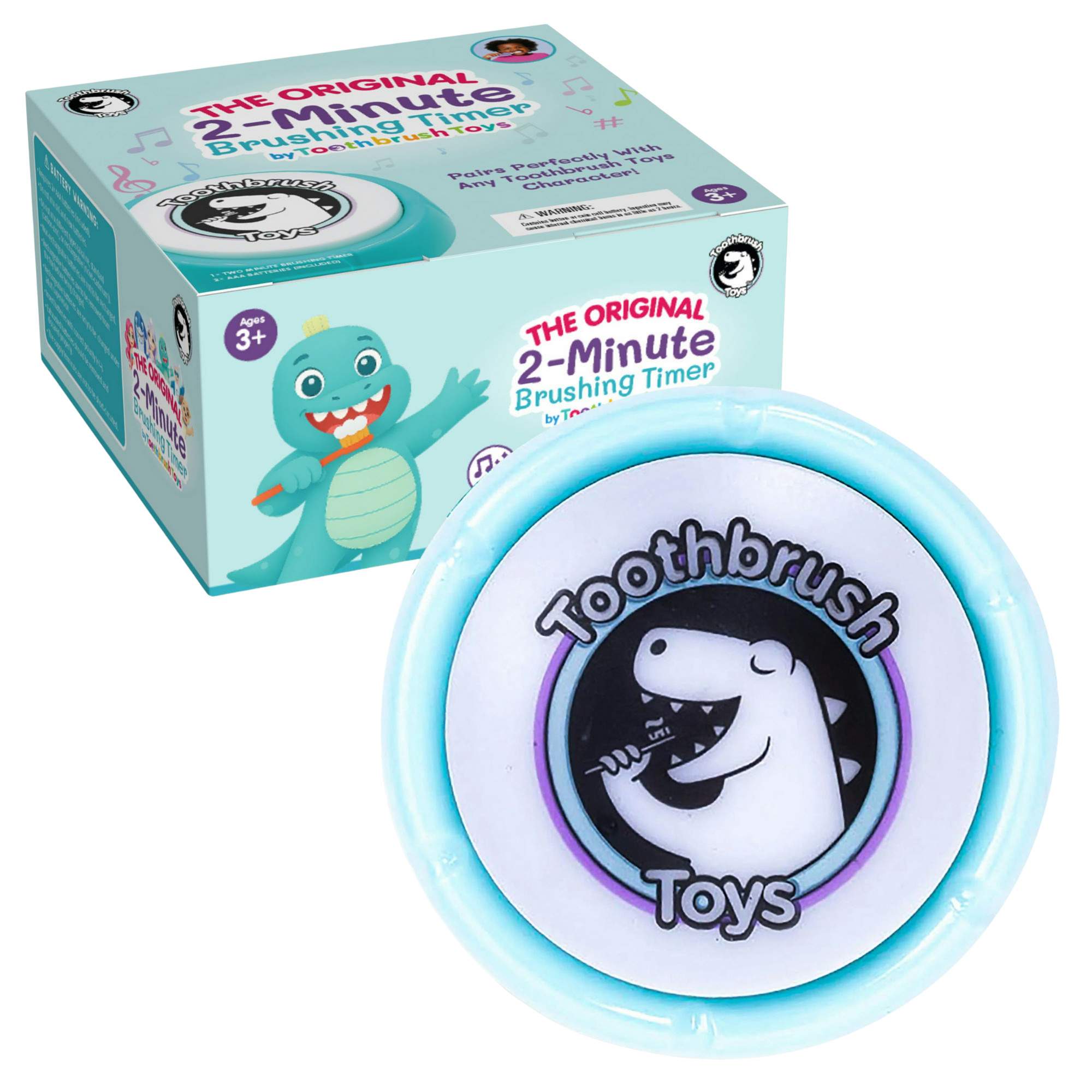 Top view of Musical Kids Toothbrush Timer designed to engage children