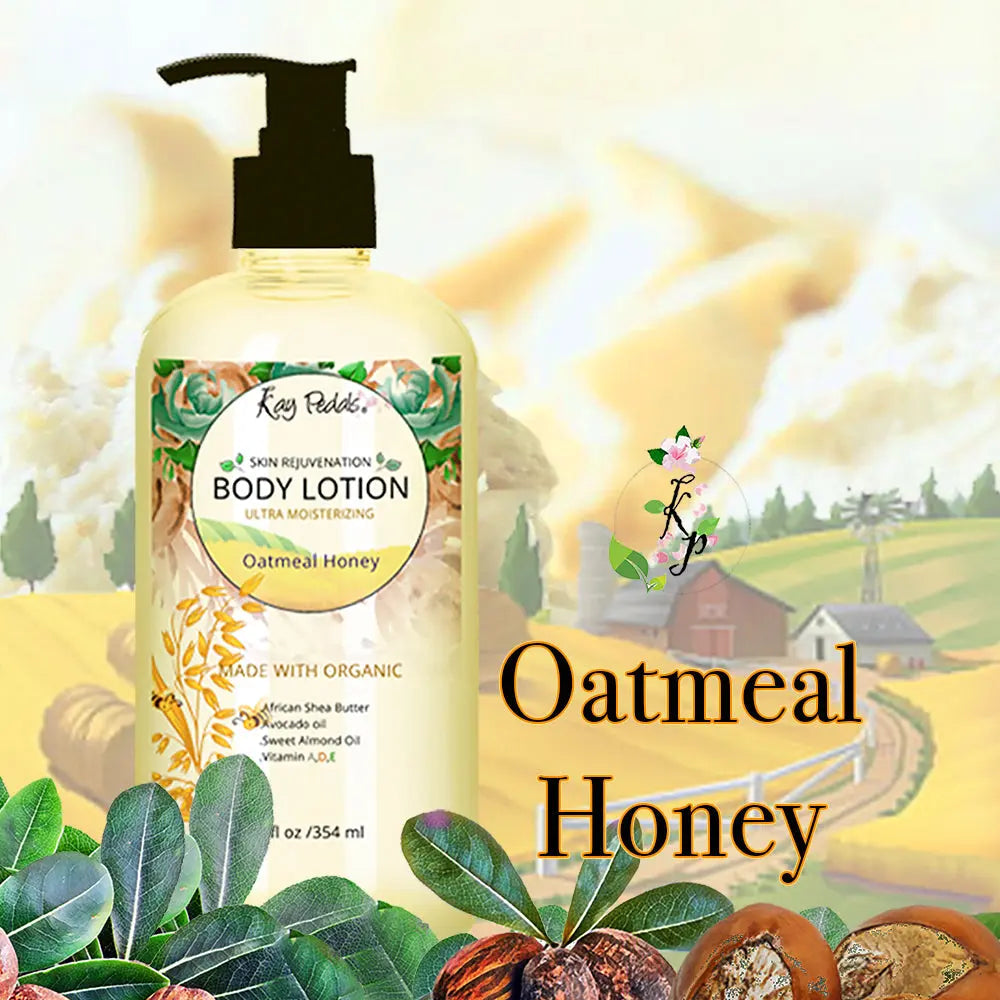 Travel-size 1oz body lotion from Hydrating Oatmeal & Honey Gift Set