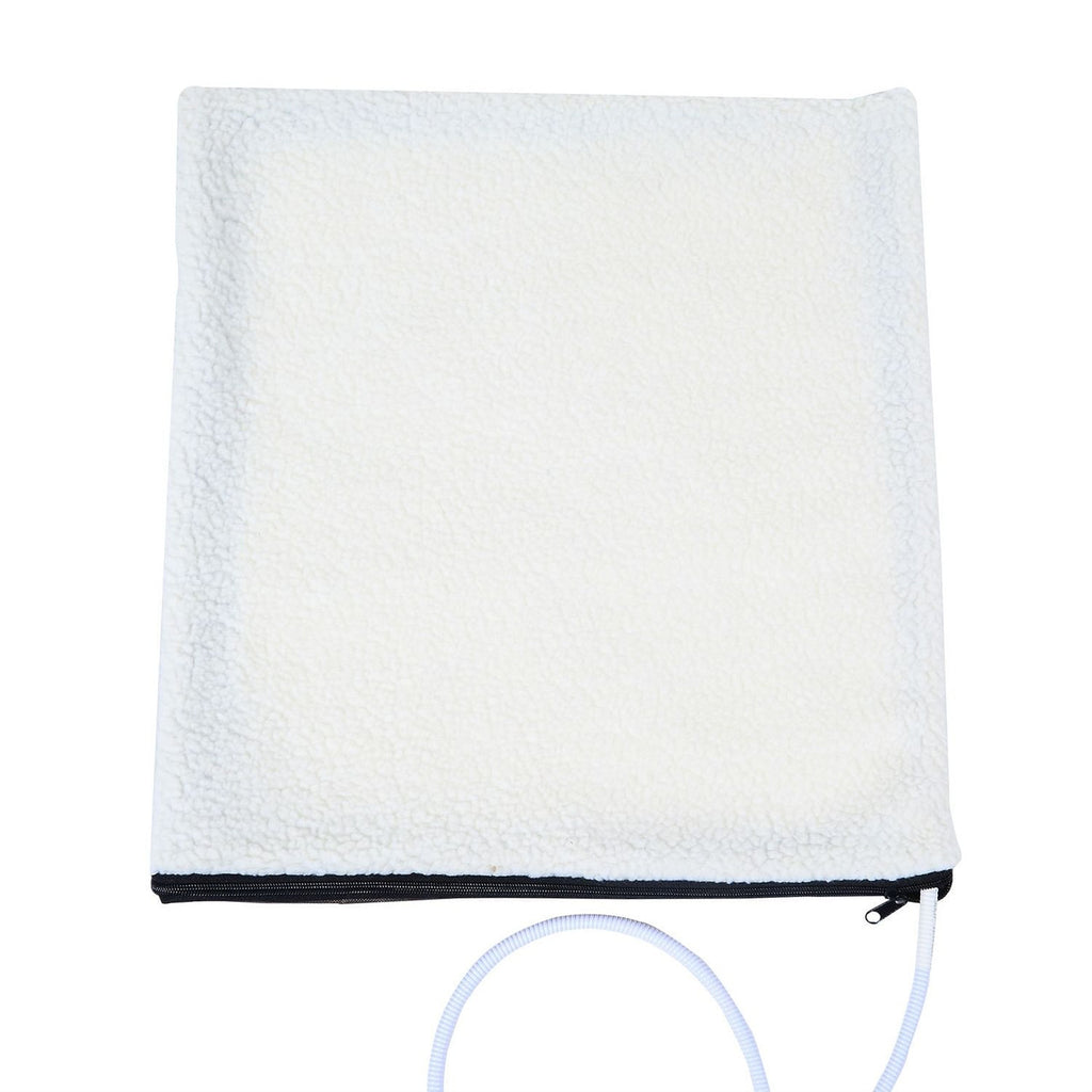 Side view of the Heated Outdoor Cat House showcasing spacious design