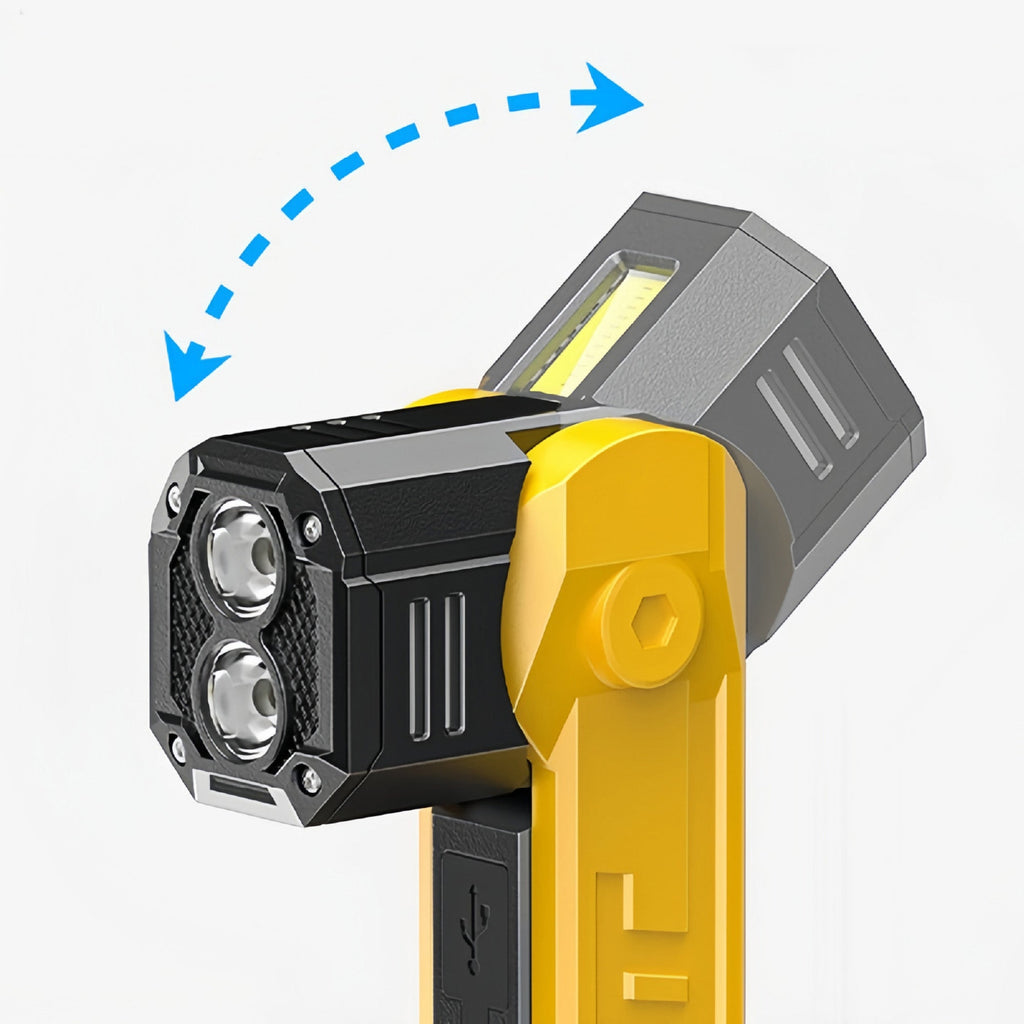 Close-up of the ultra-bright flashlight from Pursonic kit