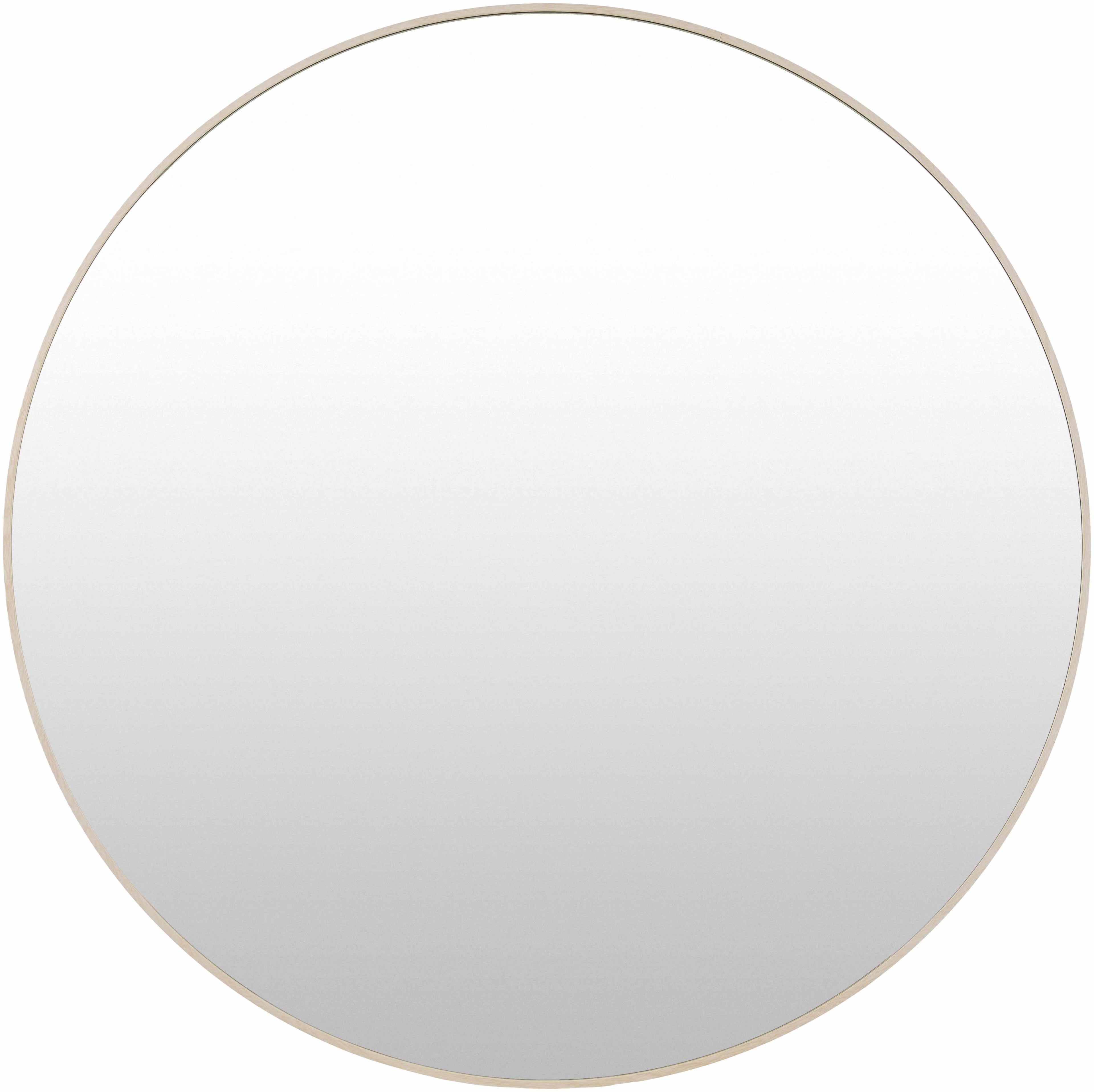 Close-up of the rich dark red finish on Pontalina Mirror