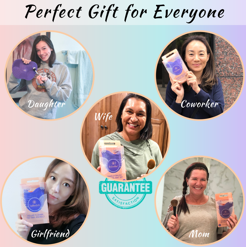 Makeup Brush Cleaner Mat Set