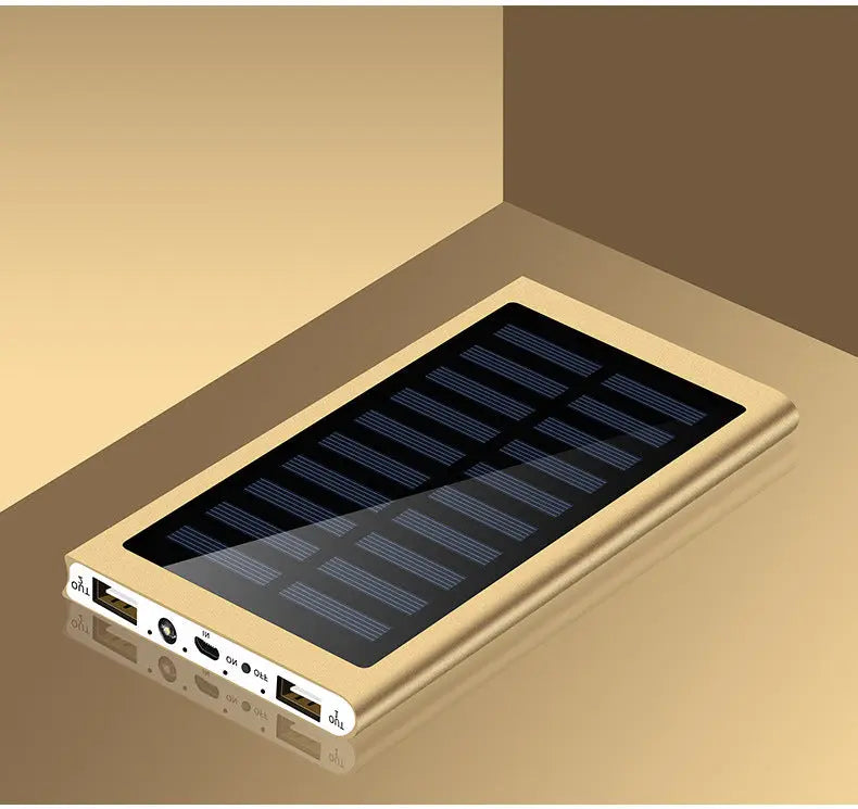 Close-up of Anacotte Solar Power Bank water-resistant design