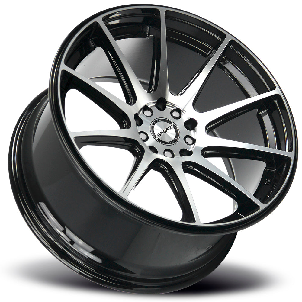 Gear Gloss Black Machined