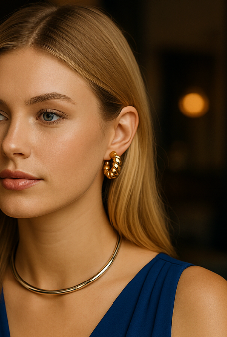 Catarina Gold Earrings