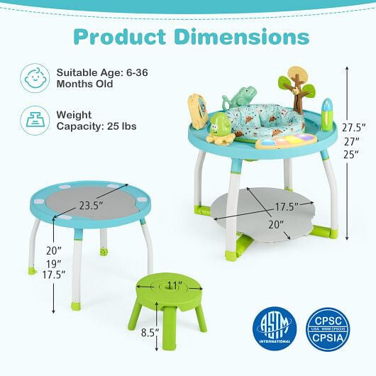 Gobingya 5-in-1 Activity Center with toys for motor skill development