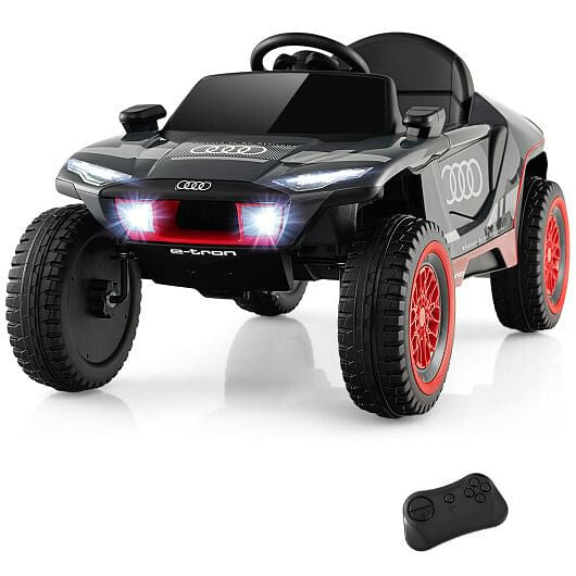 Side profile of Gobingya Audi E-tron Kids Ride-On Racing Car showcasing details