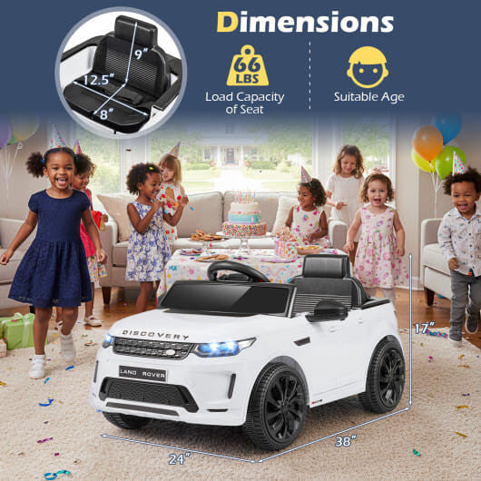 Parent using remote control with Gobingya Kids Electric Land Rover