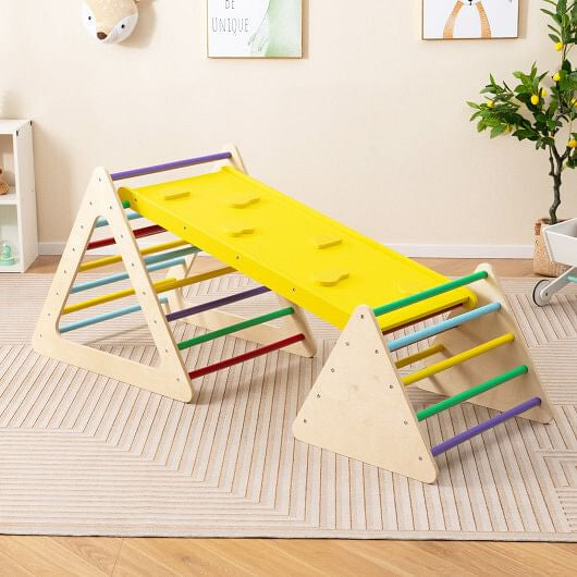 Colorful large climbing triangle from Gobingya for toddlers