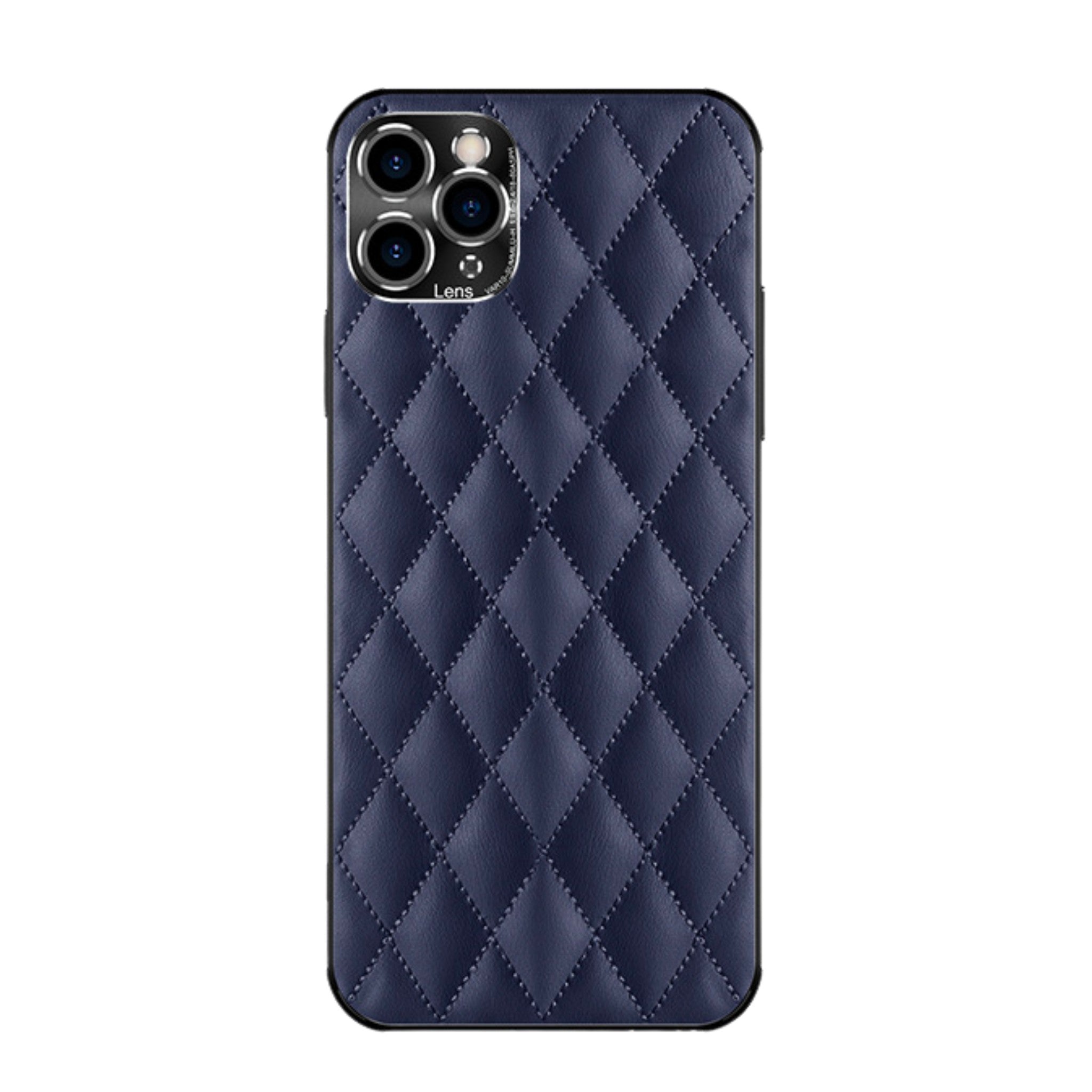 Close-up of the luxurious leather texture of iPhone 14 Case by Anacotte