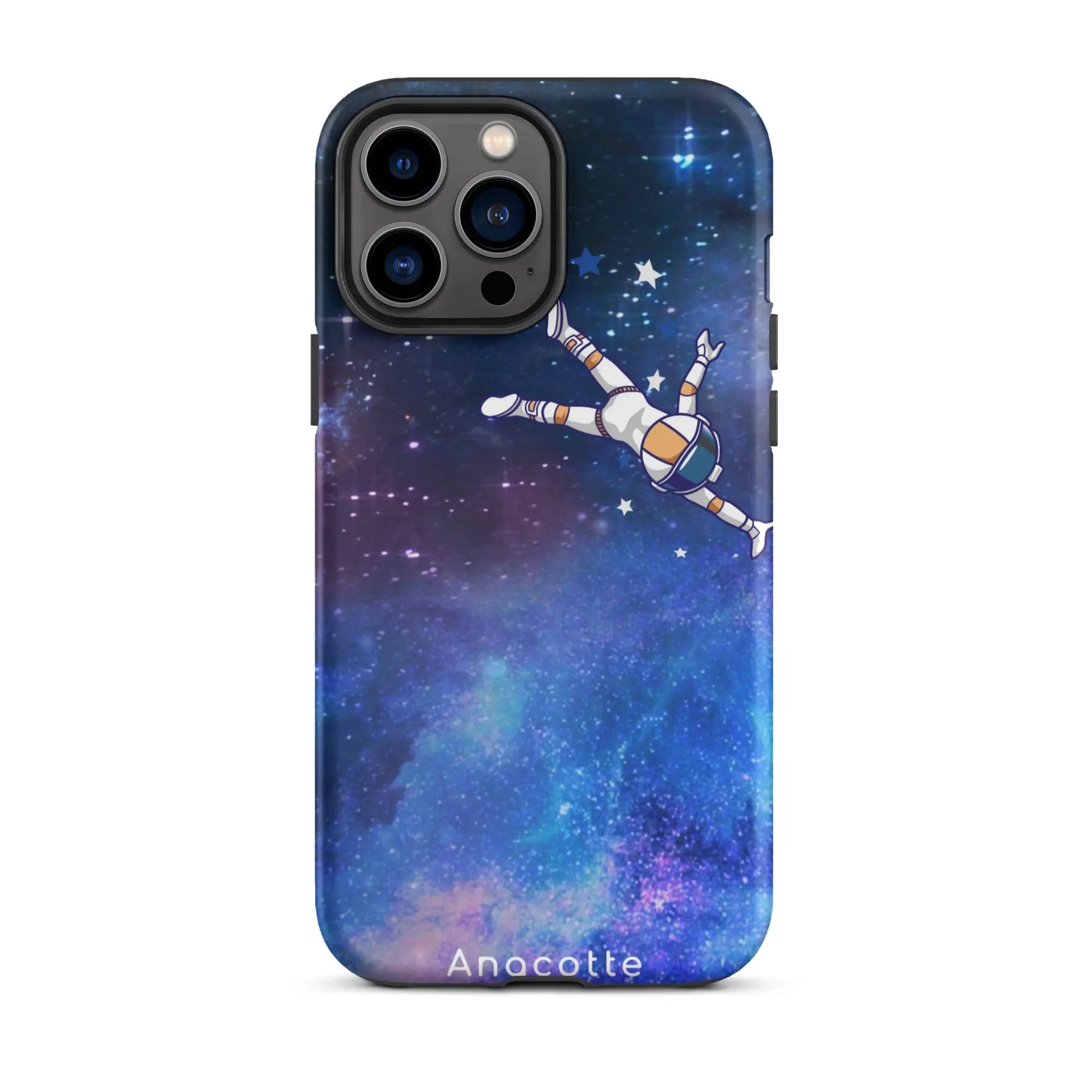 Anacotte Galaxy Phone Case against a cosmic backdrop