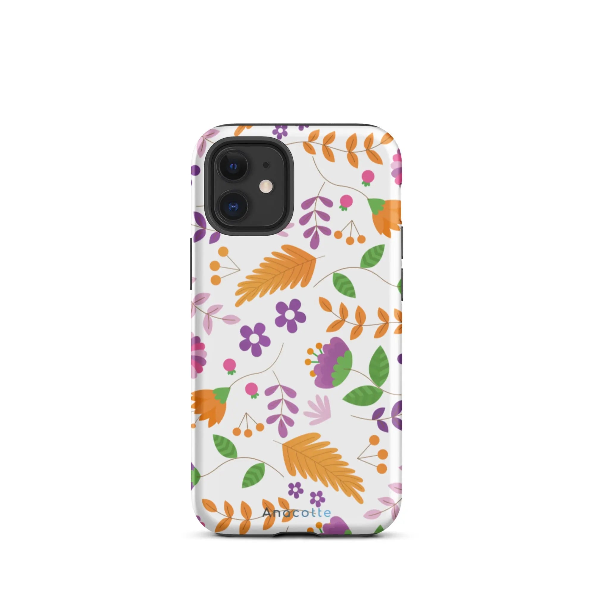 Anacotte Multi-Color Floral Phone Case displayed with other accessories