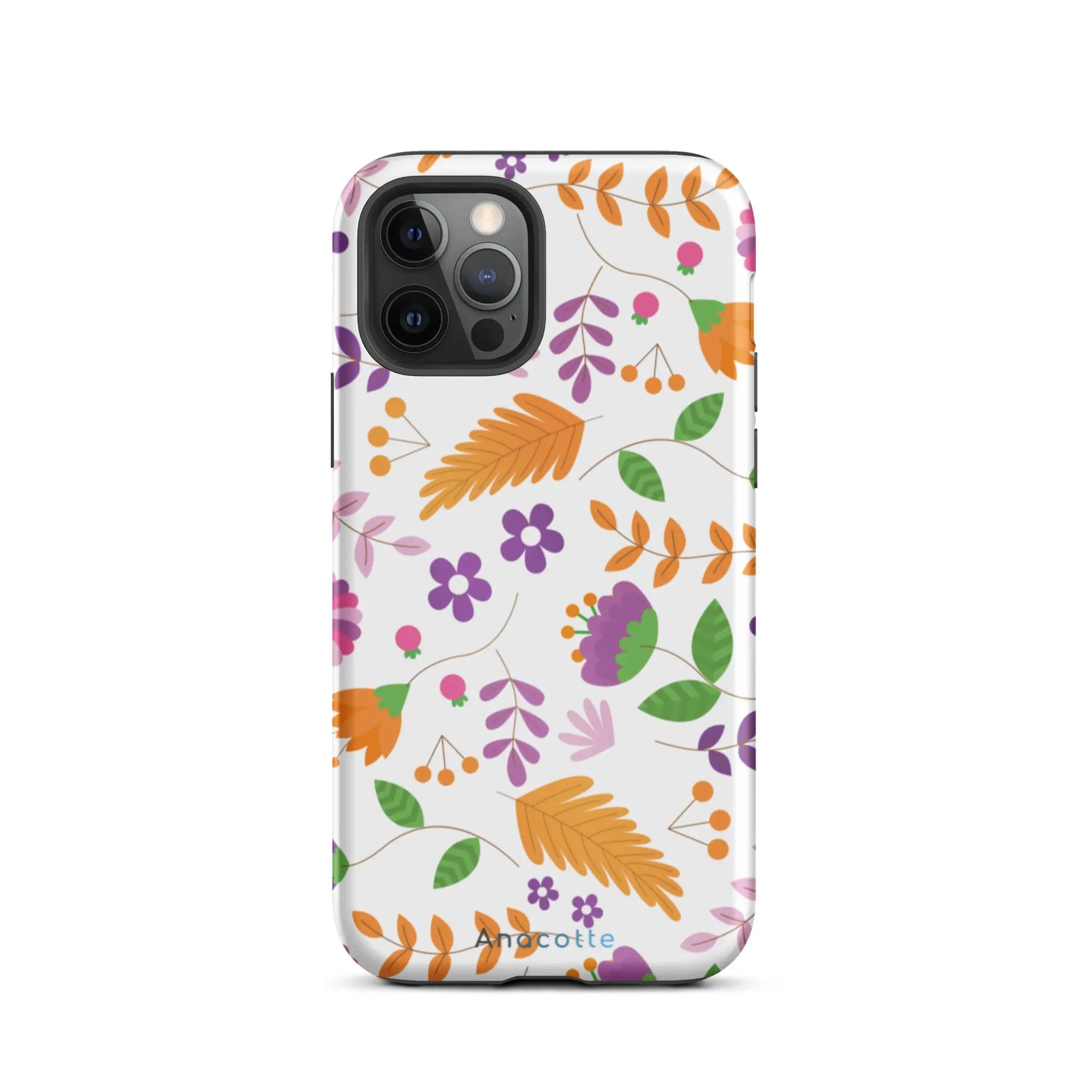 Anacotte Multi-Color Floral Phone Case in a lifestyle setting