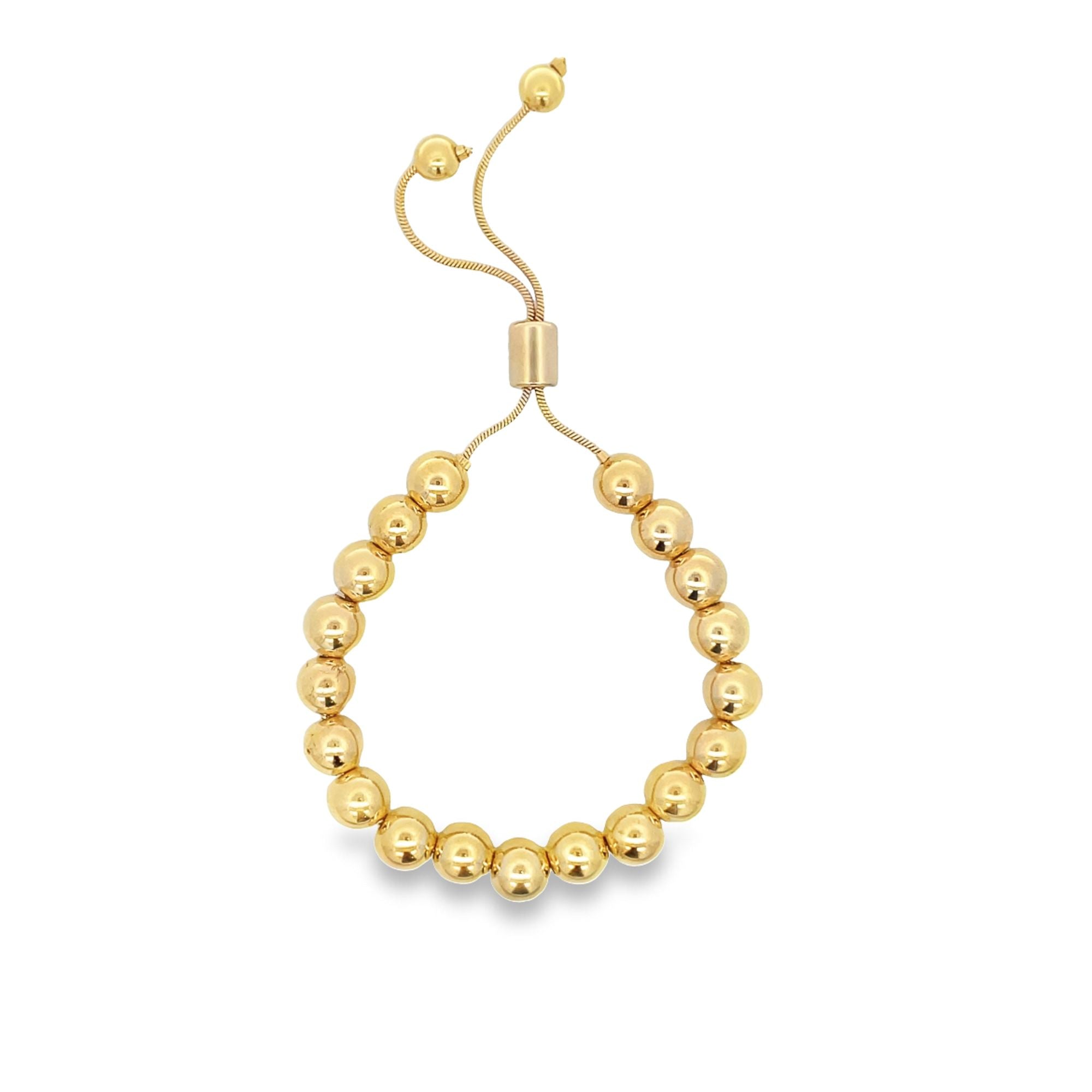 4,6,8,10mm Adjustable Bead Bracelet  (I70-I71,I83)